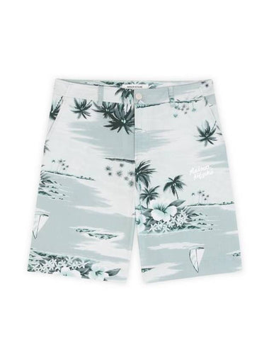 Short Pants MM01402WW4015 O417 SEAFOAM DESIGN - MAISON KITSUNE - BALAAN 1