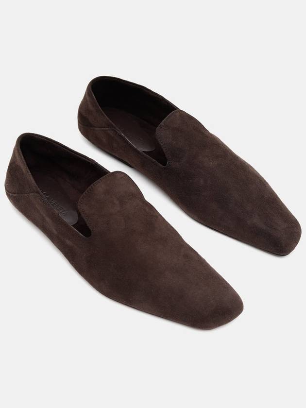 Adamo suede loafer fondant - BOTTEGA VENETA - BALAAN 3