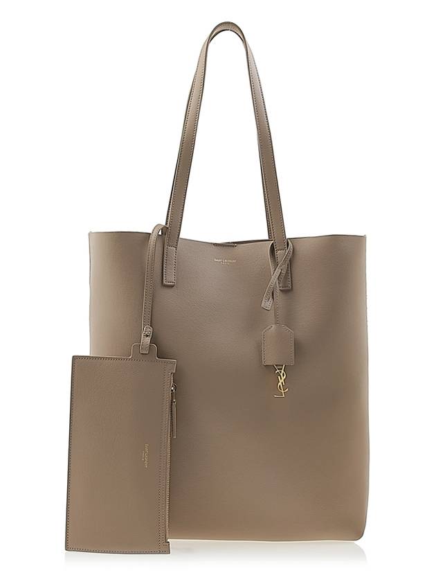 North South Shopping Tote Bag Beige - SAINT LAURENT - BALAAN 2