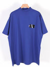 Gaffer Political Campaign Short Sleeve T-Shirt Blue - BALENCIAGA - BALAAN 2