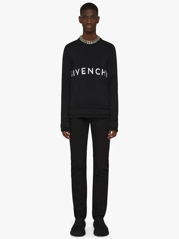 Slim Fit Denim Jeans Black - GIVENCHY - BALAAN 3