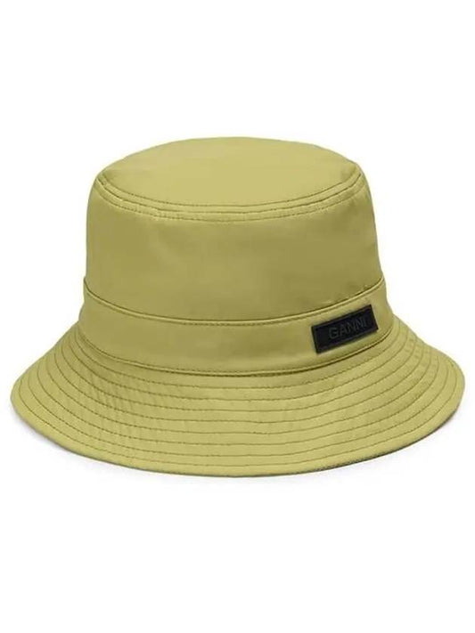 Logo Applique Bucket Hat Green - GANNI - BALAAN 2