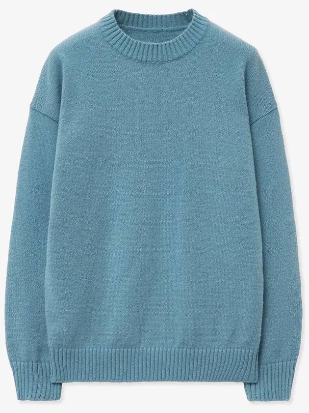 Alpha crewneck round knit sky blue - BLONDNINE - BALAAN 4