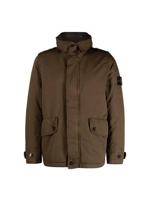 David-TC Down Short Parka Khaki - STONE ISLAND - BALAAN 1