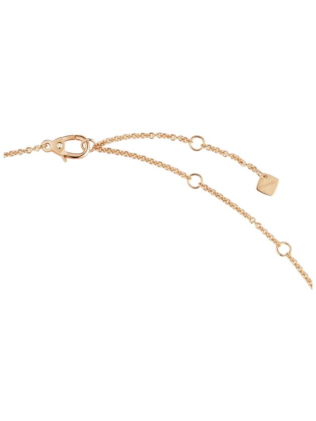 COCO CRUSH Necklace 18k Beige Gold Diamond J12102 - CHANEL - BALAAN 4