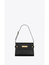 Manhattan Small Shoulder Bag Leather Black - SAINT LAURENT - BALAAN 2