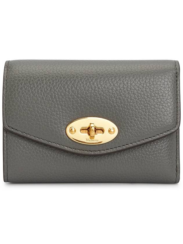 Darley Folded Half Wallet Grey - MULBERRY - BALAAN 2