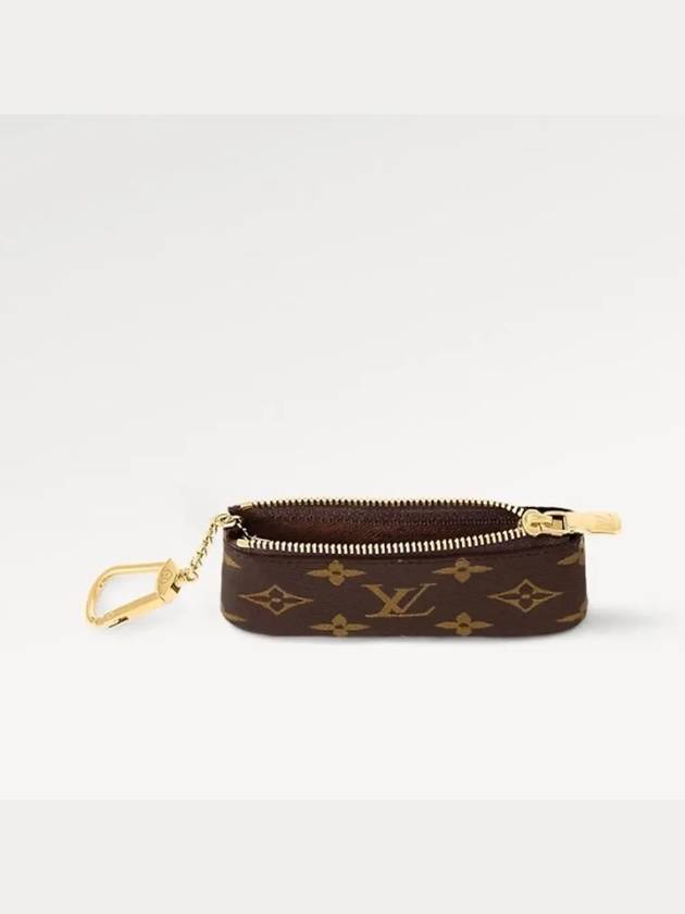 Monogram Key Pouch Brown - LOUIS VUITTON - BALAAN 5