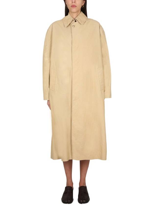 Back Stick Utility Trench Coat Beige - MAISON MARGIELA - BALAAN 2