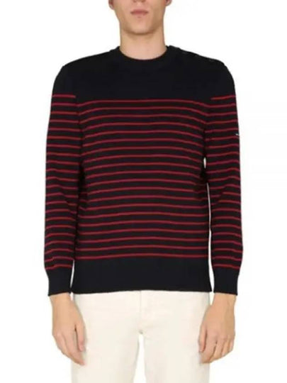 Binic Striped Sailor Knit Top Medoc Navy - SAINT JAMES - BALAAN 2