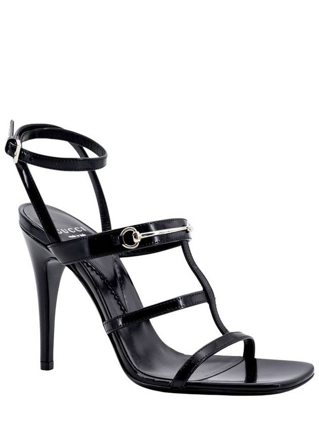 24 ss Patent Leather Sandals WITH Iconic Horsebit 771563CLG001000 B0650992644 - GUCCI - BALAAN 3