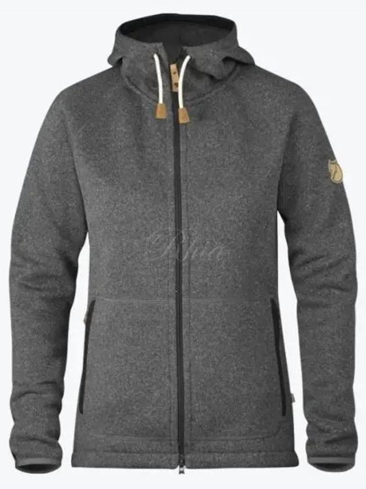 Women s OVIK Fleece Hoodie Dark Gray 89516030 W DEEP FOREST - FJALL RAVEN - BALAAN 2