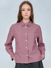 Small check short outer shirt red 0032A - VOYONN - BALAAN 5