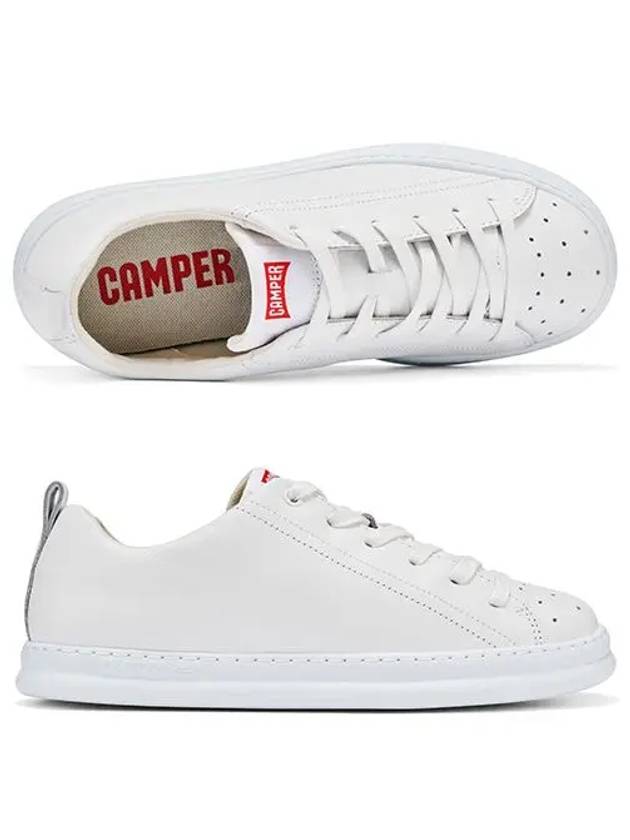Runner Leather Low Top Sneakers White - CAMPER - BALAAN 3