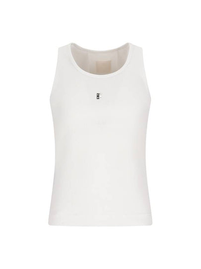 4D Logo Crewneck Sleeveless White - GIVENCHY - BALAAN 2