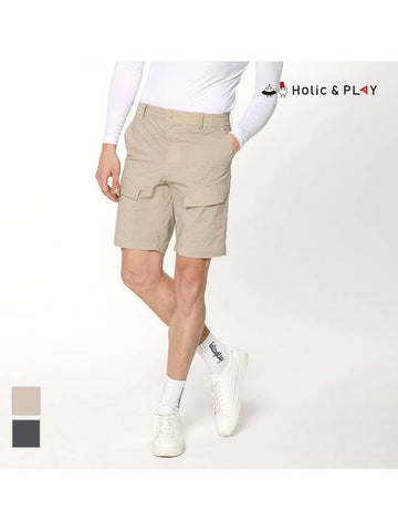 outer pocket waist banding window check shortsHE2MPS001 - HOLIC&PLAY - BALAAN 1