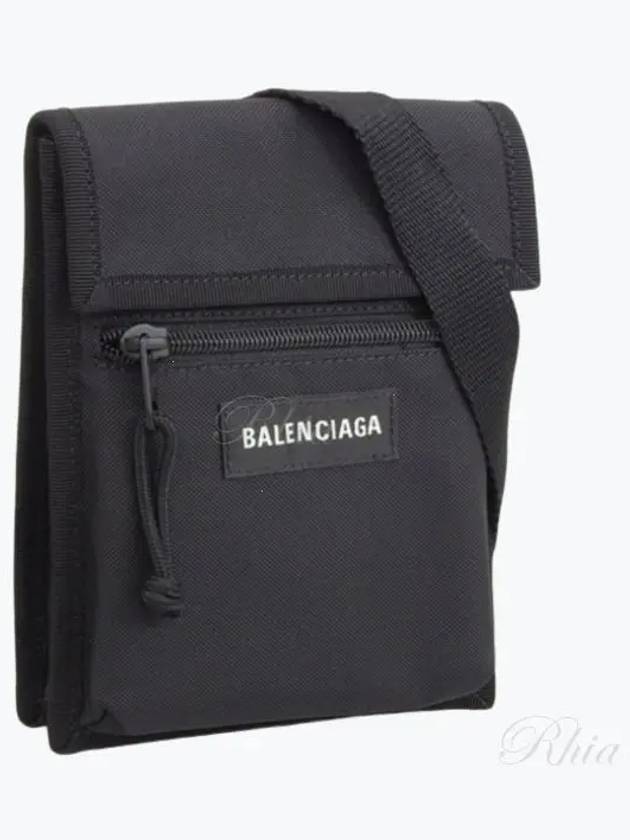 Explorer Small Strap Nylon Cross Bag Black - BALENCIAGA - BALAAN 2