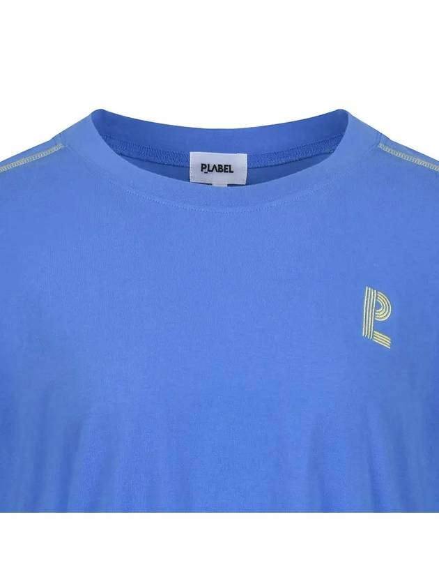 LOGO JERSEY T-SHIRT MW3ME128BLU - P_LABEL - BALAAN 4