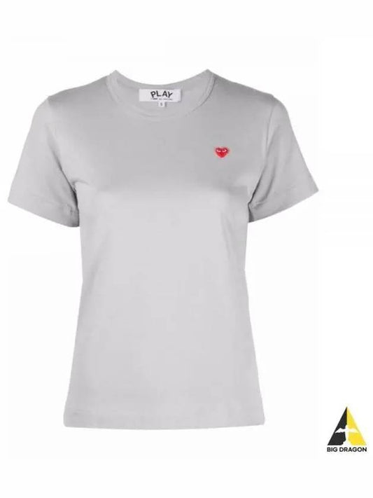 AZ T313 051 3 P1T313 Red Heart Waffen Short Sleeve T Shirt - COMME DES GARCONS - BALAAN 1