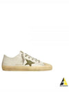 V-Star Leather Canvas Low-Top Sneakers White - GOLDEN GOOSE - BALAAN 2