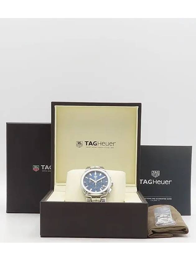 CBC2112 BA0603 Link 41MM Chronograph Blue Dial Automatic Men s Watch - TAG HEUER - BALAAN 5