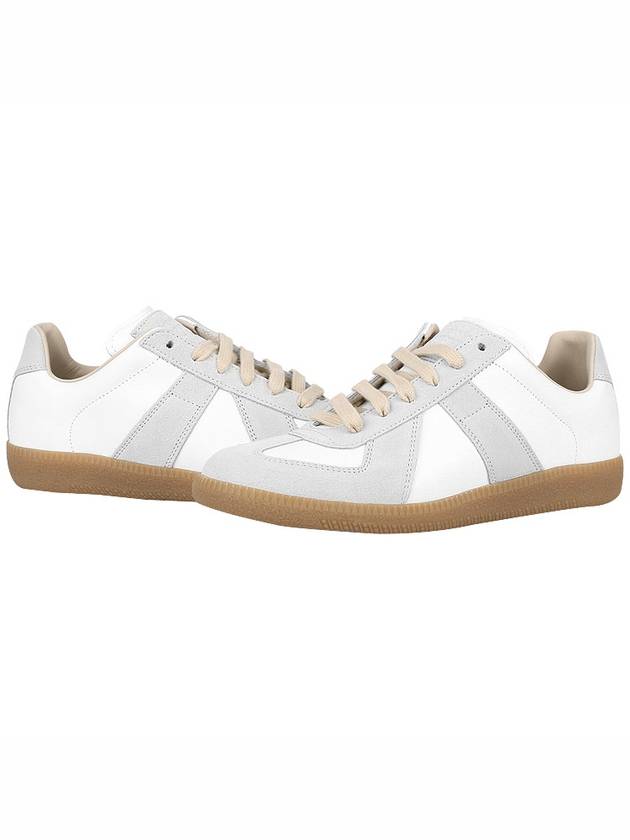 Replica Calfskin Low Top Sneakers White - MAISON MARGIELA - BALAAN 3