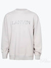 Embroidered Logo Sweatshirt Grey - LANVIN - BALAAN 2