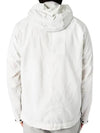 Logo Zipper Cupro Nylon Hooded Jacket White - STONE ISLAND - BALAAN 8