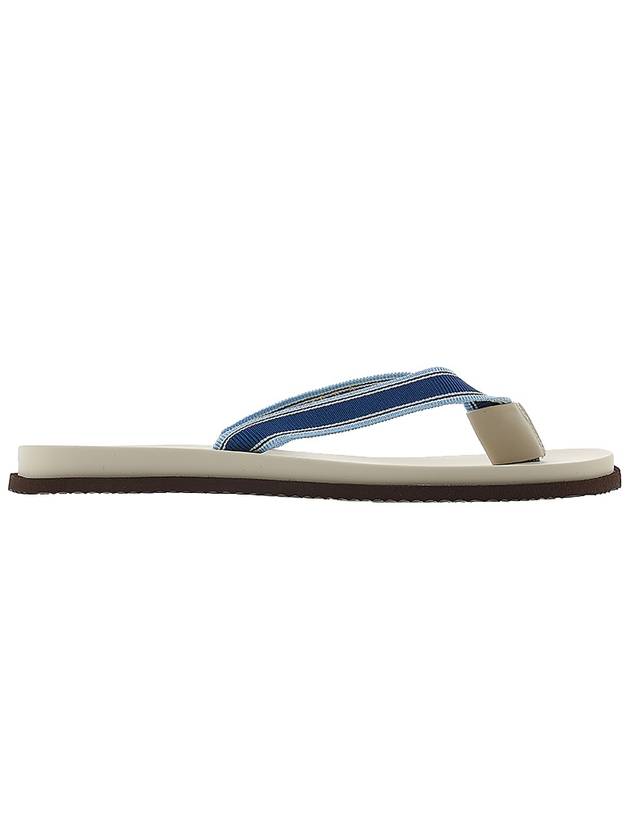 Rubber Flip Flops Cream - BRUNELLO CUCINELLI - BALAAN 3