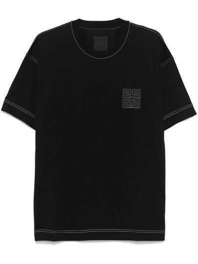 Short Sleeve T Shirt BM71MG3YPQ 004 BLACK - GIVENCHY - BALAAN 2