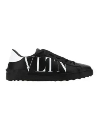 VLTN Logo Low Top Sneakers Black - VALENTINO - BALAAN 2