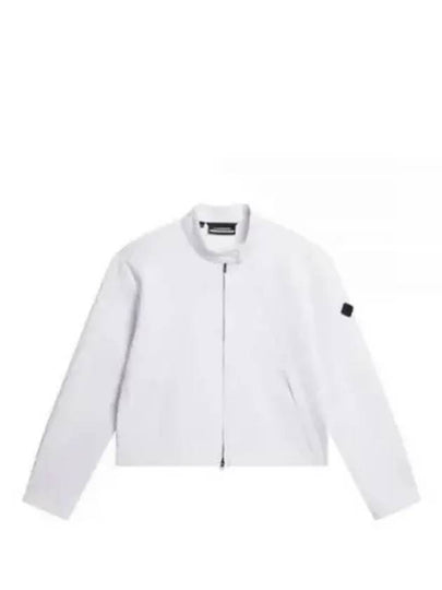 Paraglide Biker Mid Layer Zip-Up Jacket White - J.LINDEBERG - BALAAN 2