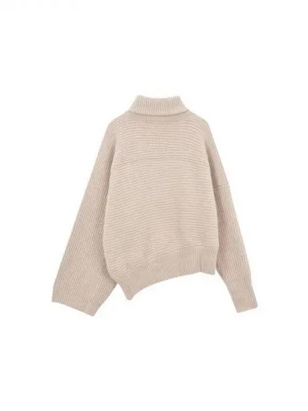 Unbalanced cashmere wool knit beige 270044 - STELLA MCCARTNEY - BALAAN 1