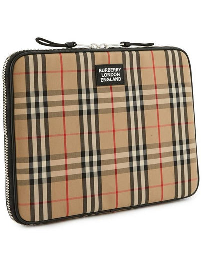 Logo Patch Check Clutch Laptop Case 8021190 - BURBERRY - BALAAN 2