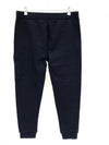 Men's Lens Wappen Diagonal Fleece Jogger Track Pants Black - CP COMPANY - BALAAN 5