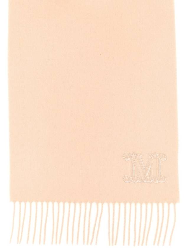 23FW WSDALIA 100% cashmere M logo muffler jibling 002 pink 45463133 002 - MAX MARA - BALAAN 4