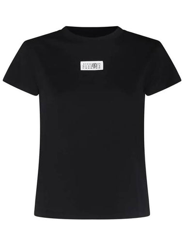 Logo Short Sleeve T-Shirt Black - MAISON MARGIELA - BALAAN 1