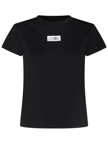 Logo Short Sleeve T-Shirt Black - MAISON MARGIELA - BALAAN 1