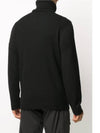 Shadow Project Wool Turtleneck Black - STONE ISLAND - BALAAN 4