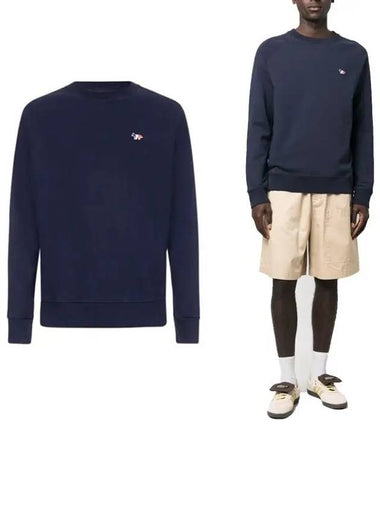 Tricolor fox embroidery sweatshirt FM00322KM0001 - MAISON KITSUNE - BALAAN 1