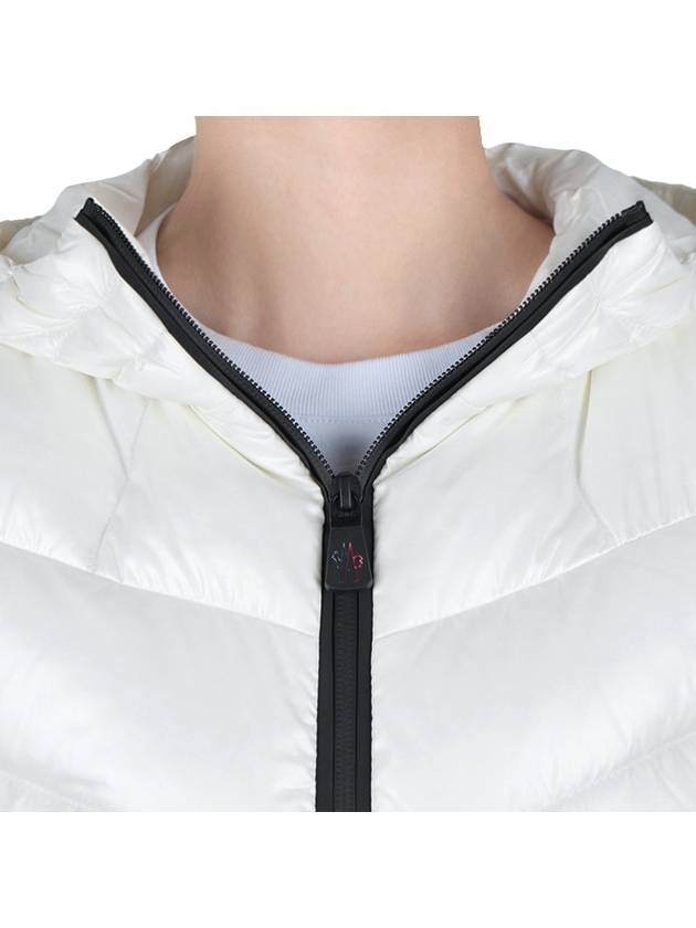 Grenoble Fleece Hooded Padding Snow White - MONCLER - BALAAN 8