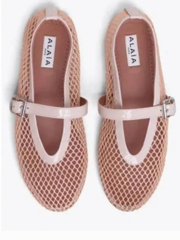 Buckle Strap Mesh Flats Nude - ALAIA - BALAAN 2