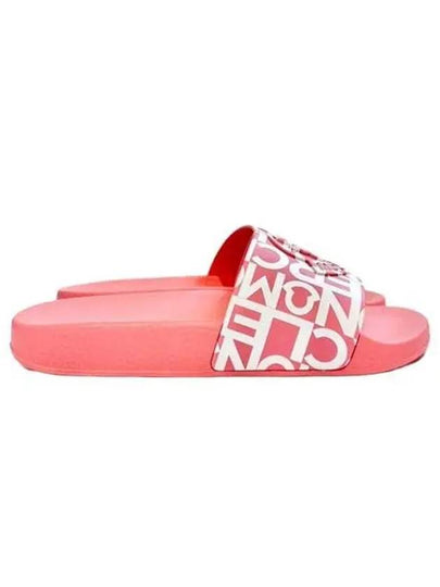 Jeanne Logo Print Slippers Pink - MONCLER - BALAAN 2