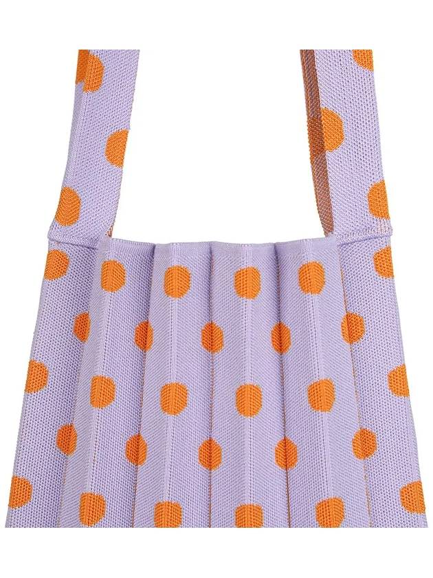 Mini Shoulder Bag Purple Orange Dots - PLEATSMAMA - BALAAN 5