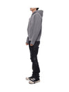 Bold Fox Head Patch Comfort Hoodie Grey - MAISON KITSUNE - BALAAN 5