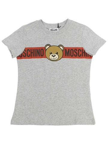 Kids short sleeved t shirt HUM04Q LAA03 60926 Adults can wear - MOSCHINO - BALAAN 1