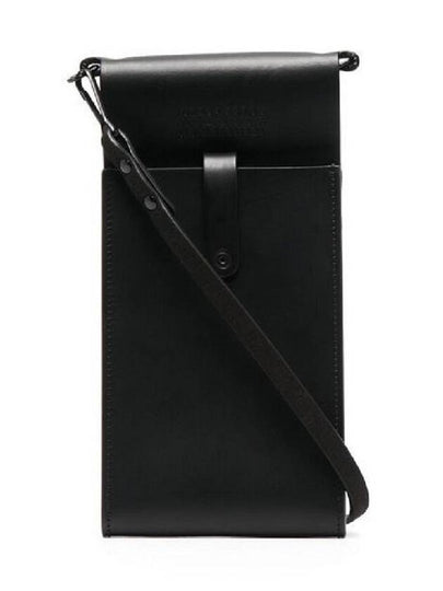 Leather Cell Phone Holder Black - MAISON MARGIELA - BALAAN 2