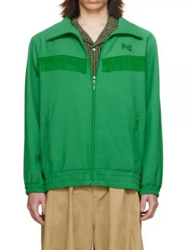 24 Fringe Track Jacket Green OT198 - NEEDLES - BALAAN 1