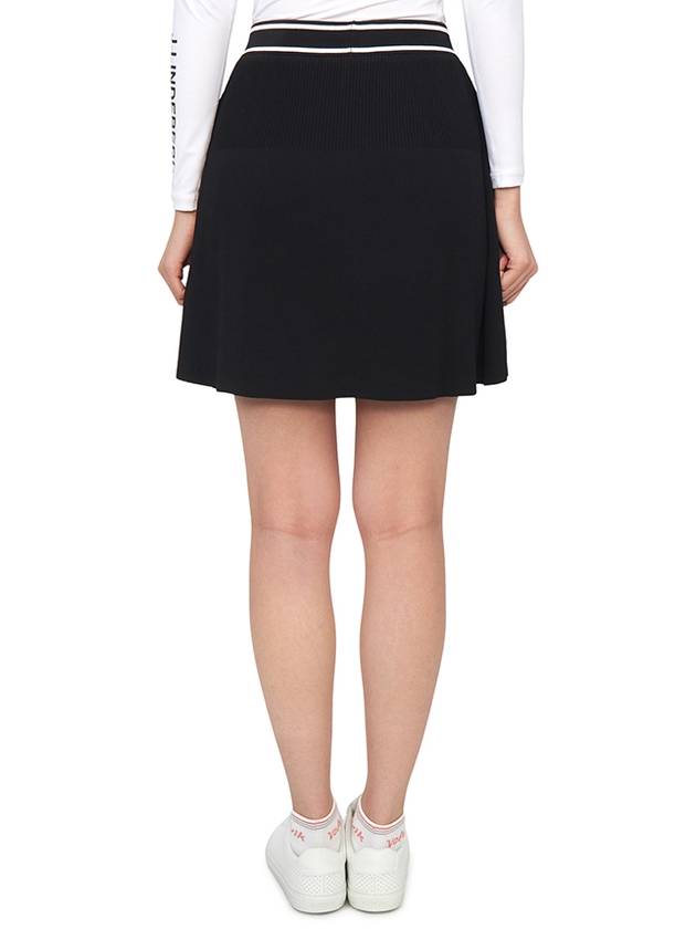 Emma Knit Skirt Black - J.LINDEBERG - BALAAN 4