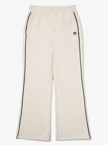 CASA Tennis Brushed Terry Bootcut Pants FS2FPG4361FCRM - FILA - BALAAN 1